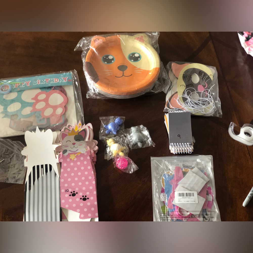 Kitty Cat Birthday Party Supplies